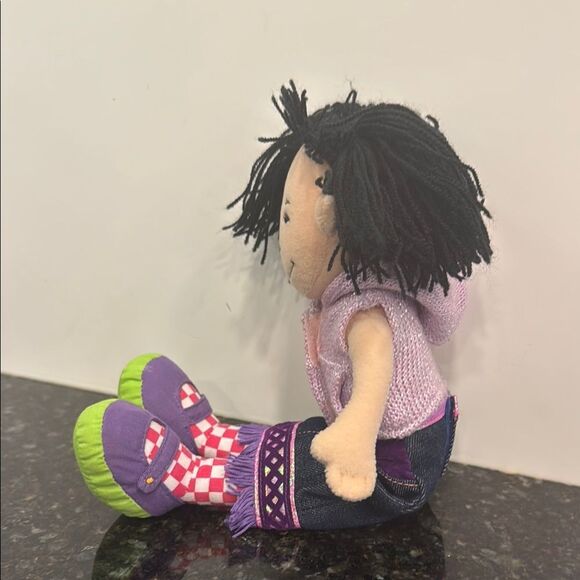 Groovy Doll-Manhattan Toys- Green and Purple Doll with Cheerful Expression - Picture 3 of 8